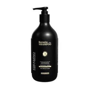 KERAMINO ELEMENT PROFESSIONAL Keratin After Care Shampoo – Sulfate Free, Paraben Free, Salt Free Formula | Professional Keratin Treatment Shampoo for Smooth, Silky, Frizz-Free Hair | Safe for Colored & Chemically Treated Hair | Daily Use Salon Grade Hair Care 500 ML