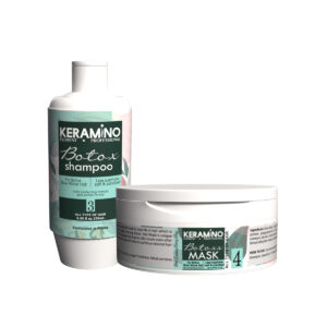 KERAMINO ELEMENT.PROFESSIONAL BOTOX SHAMPOO and MASK | Infused with 9 essential proteins like Argon Oil, Keratin, BOTOX and Color Protecting | Makes your hair Shiny, Silky & Smooth (250 ML)