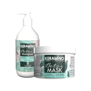 KERAMINO ELEMENT.PROFESSIONAL Botox Shampoo & Mask – 9-Protein Infused Hair Repair System 500 ML